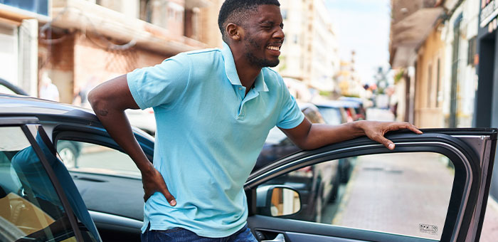 hip pain treatment in Irvine for auto accident injury patient