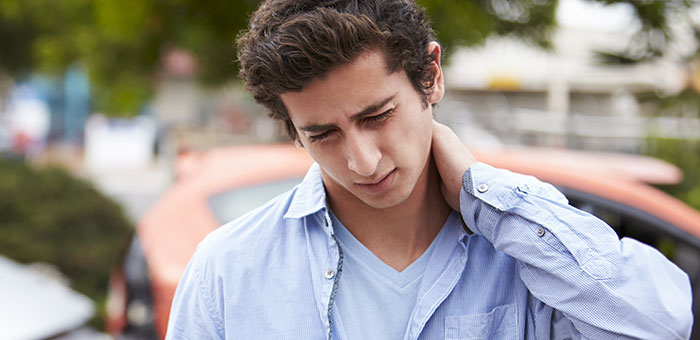 pinched nerve treatment in Irvine for auto accident injury patient